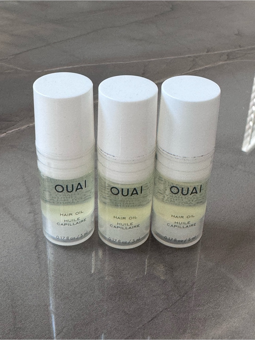 OUAI Hair Oil - Lightweight Nourishing Hair Oil 3pcs 5ml ea
